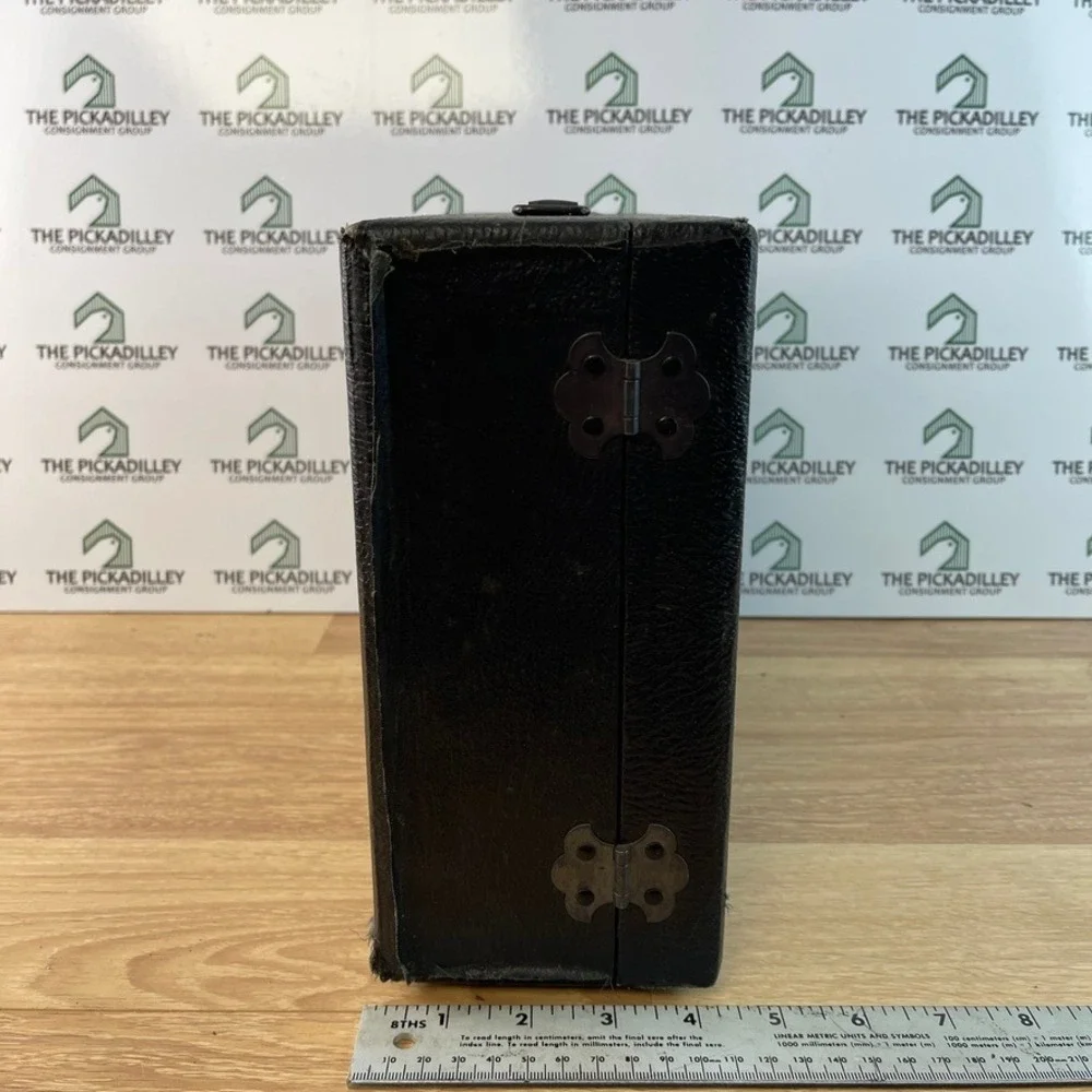 Vintage SVE Picturol Projector Case Black Hard Shell Carrying Box 1940s Chicago